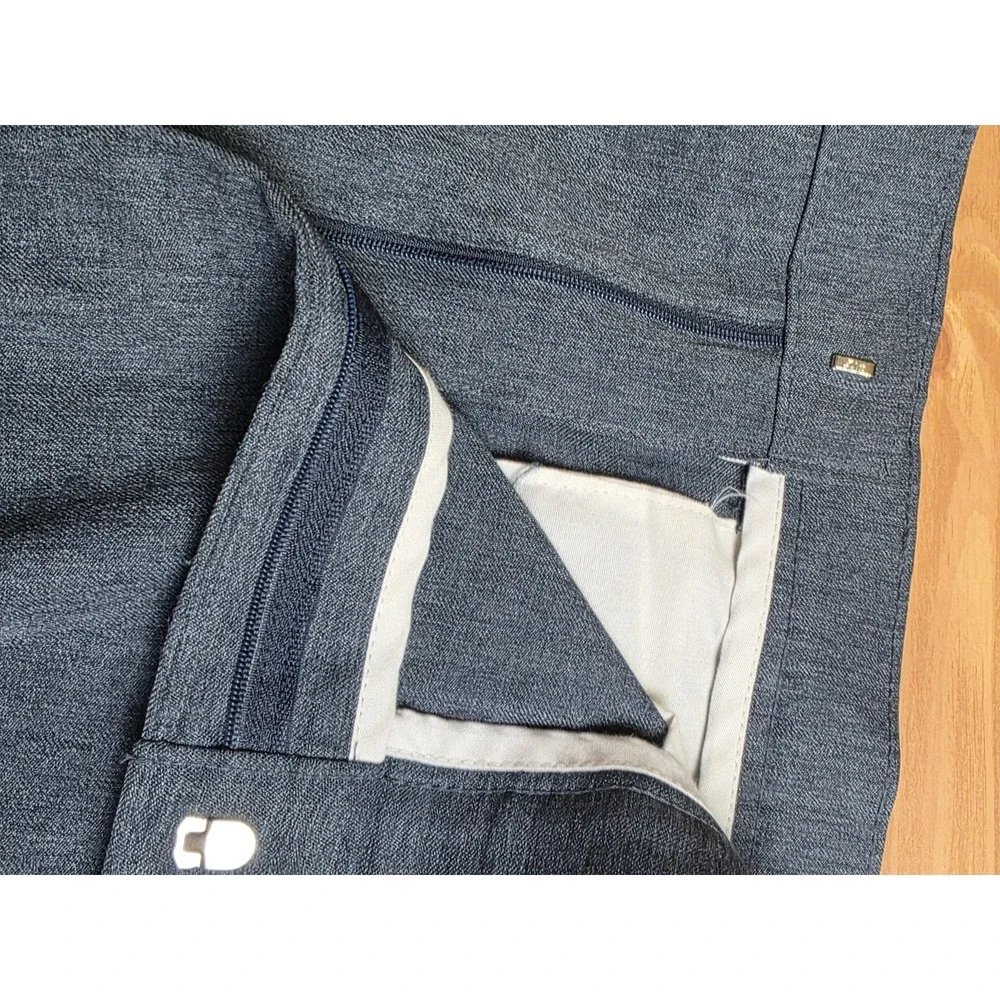 Action Slacks by Levi Strauss & Co. Men's 38x30 Dark Heather Gray Dress Pants